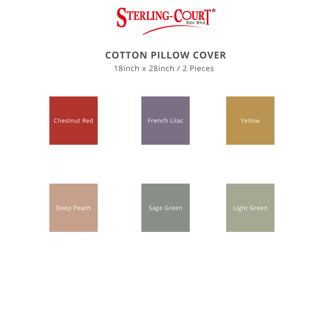 Premium Pillow Cover (2 Pieces)