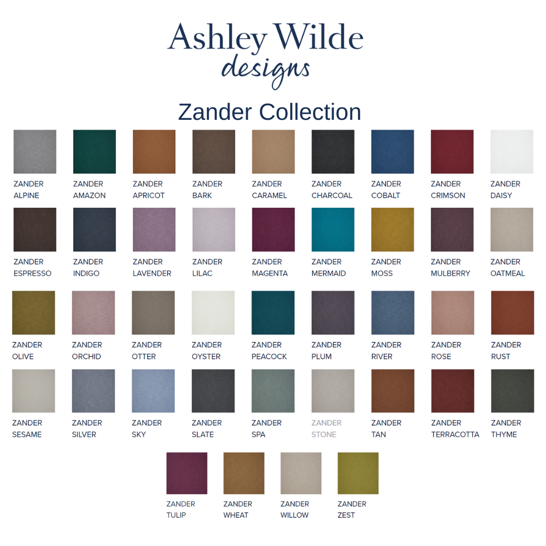 Zander Collection | Zander Fabric (Grey & Black Palette)
