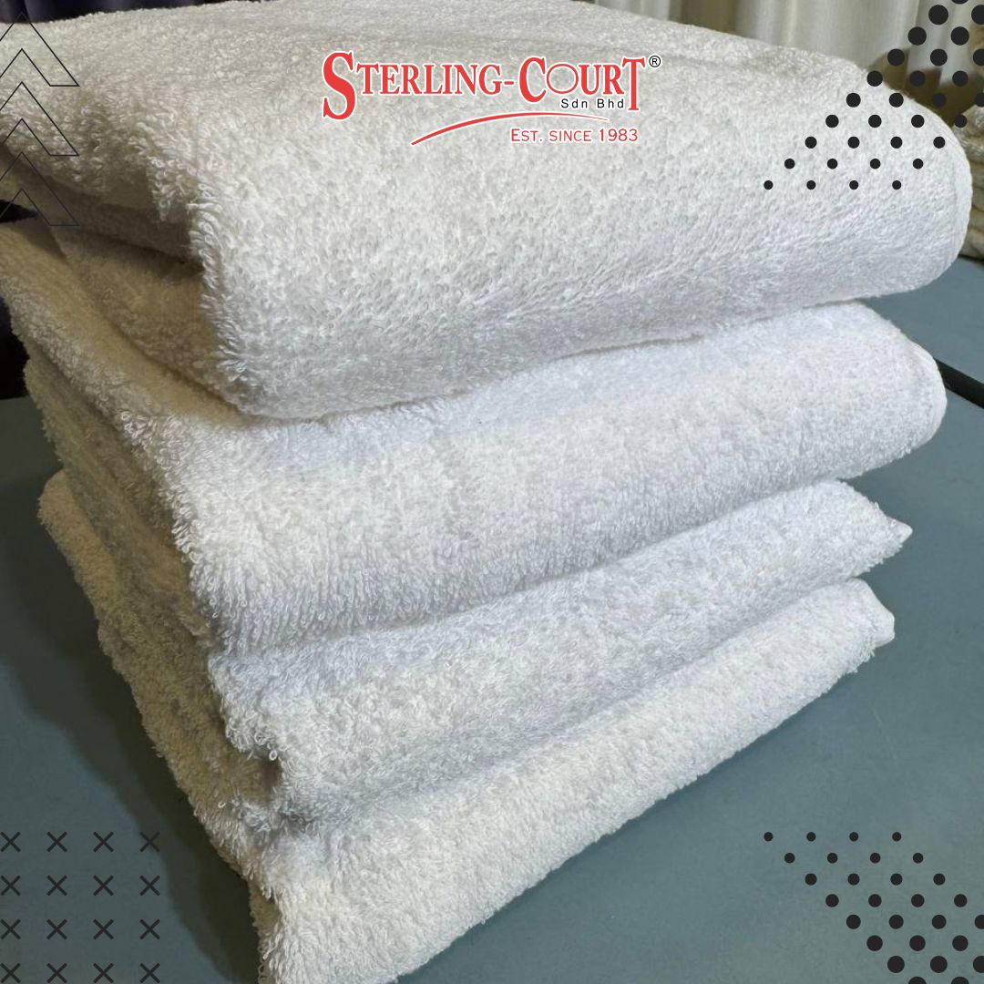 Premium Classic White Bath Towel (70 x 140 cm)