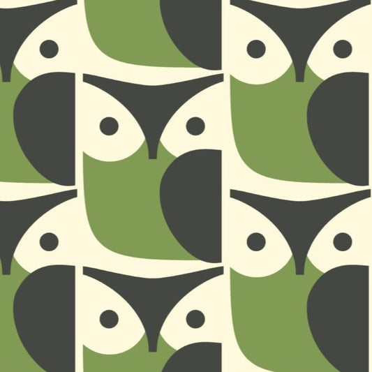 Orla Kiely Collection | Owl Chalky Fabric