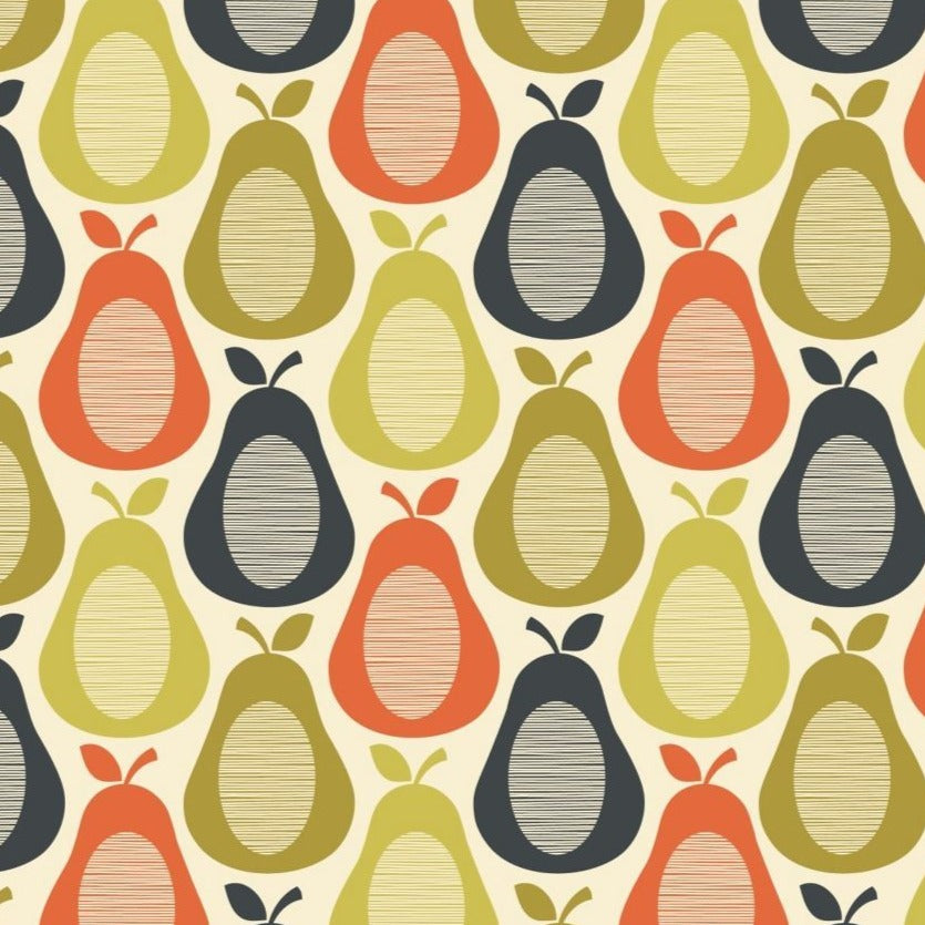 Orla Kiely Collection | Scribble Pear Fabric