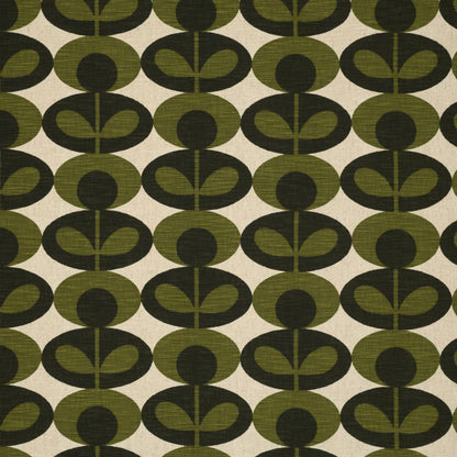 Orla Kiely Collection | Slub Cotton Oval Flower Fabric