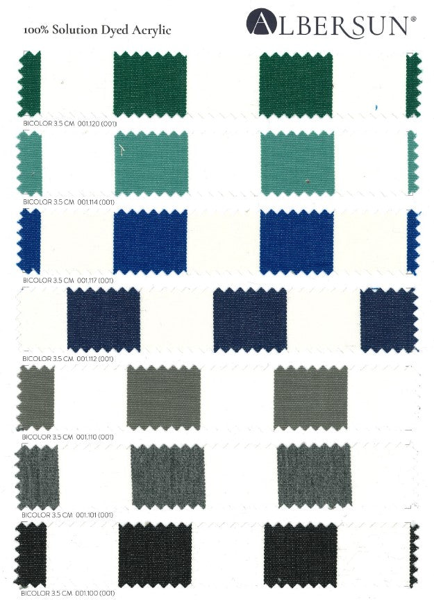 Albersun Outdoor Fabrics Plain/Bicolor White 2