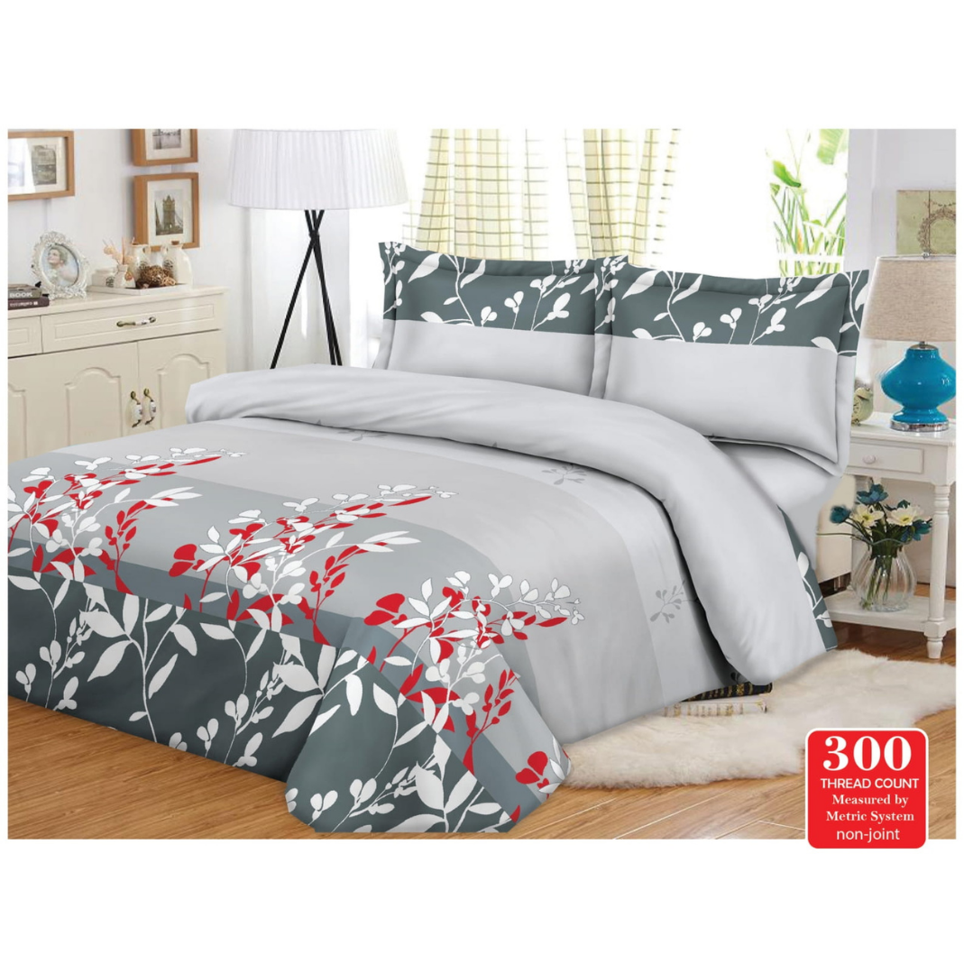 Okiniiri Bed Linen Cotton Leaf [FREE Comforter]