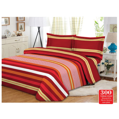 Okiniiri Bed Linen Cotton Stripe [FREE Comforter]