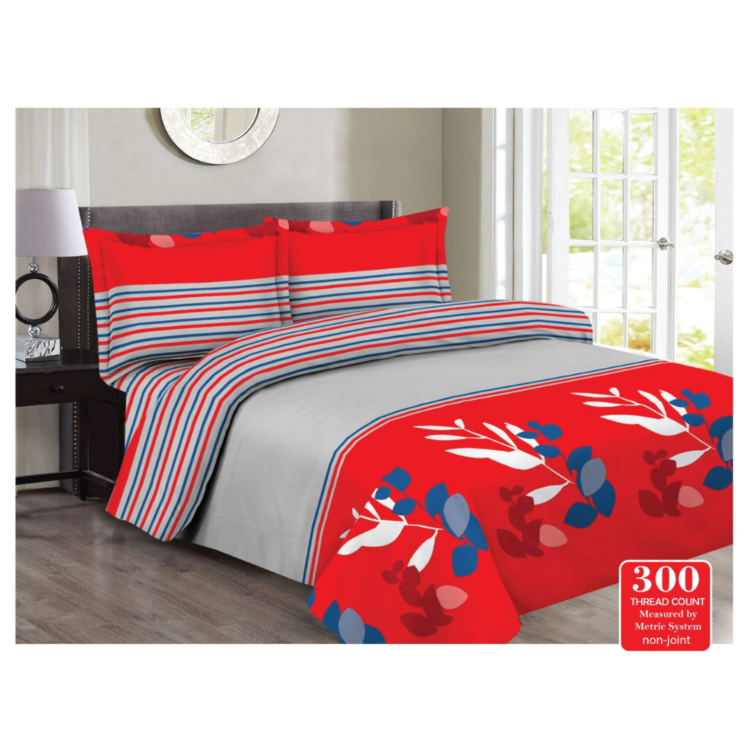 Okiniiri Bed Linen Cotton Stripe [FREE Comforter}
