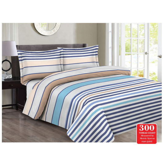 Okiniiri Bed Linen Cotton  Stripe [FREE Comforter]