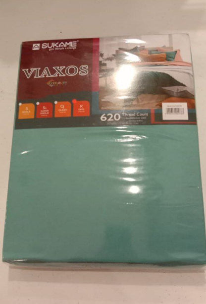 Viaxos Plain 360 Fitted Bed Sheet Set (King Size)